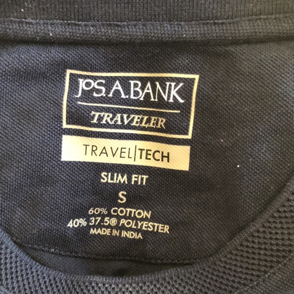 Men’s small slim fit navy t-shirt - Picture 2 of 3